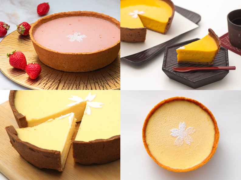 日本と世界の最高級素材で作る、月替わりの限定チーズケーキをお楽しみいただけます